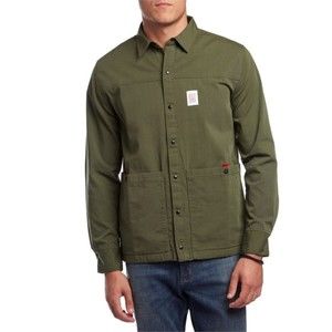 Topo Designs Men's Field Jacket Cordura Cotton Ripstop Army Green Medium